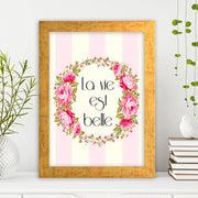 Quadro Decorativo MDF Emoldurado - Arte Multicolor 24x29cm com Moldura de Madeira 2cm