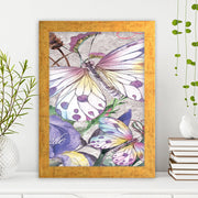 Quadro Decorativo MDF Emoldurado - Arte Multicolor 24x29cm com Moldura de Madeira 2cm
