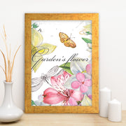 Quadro Decorativo MDF Emoldurado - Arte Multicolor 24x29cm com Moldura de Madeira 2cm