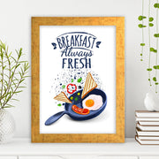 Quadro Decorativo MDF Emoldurado - Arte Multicolor 24x29cm com Moldura de Madeira 2cm