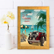 Quadro Decorativo MDF Emoldurado - Arte Multicolor 24x29cm com Moldura de Madeira 2cm