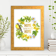 Quadro Decorativo MDF Emoldurado - Arte Multicolor 24x29cm com Moldura de Madeira 2cm