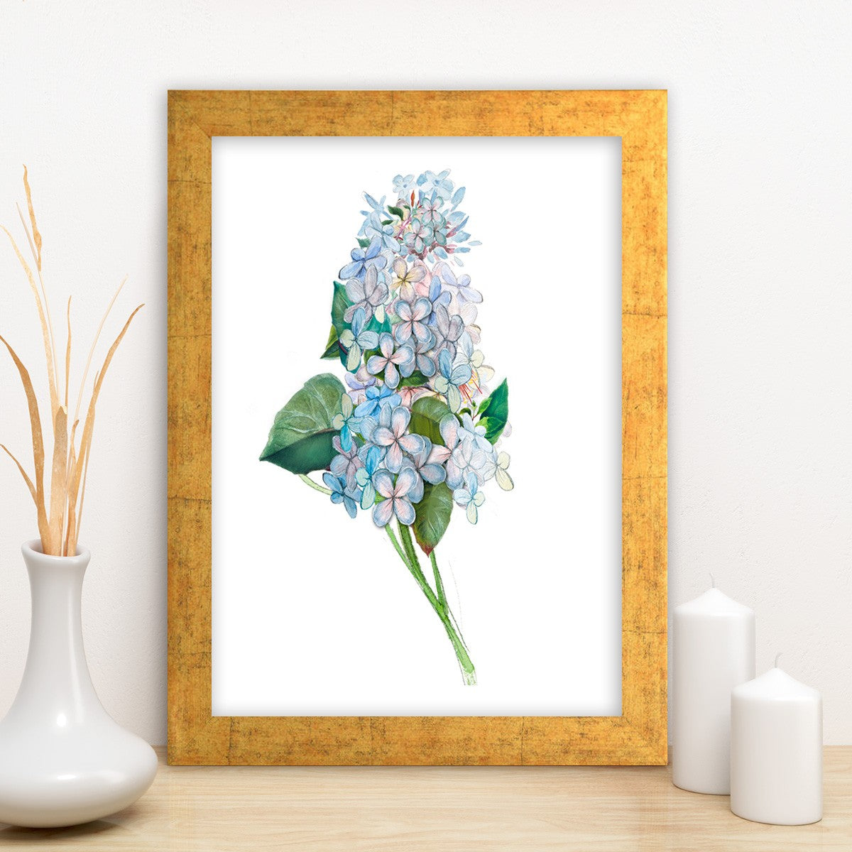 Quadro Decorativo MDF Emoldurado - Arte Multicolor 24x29cm com Moldura de Madeira 2cm