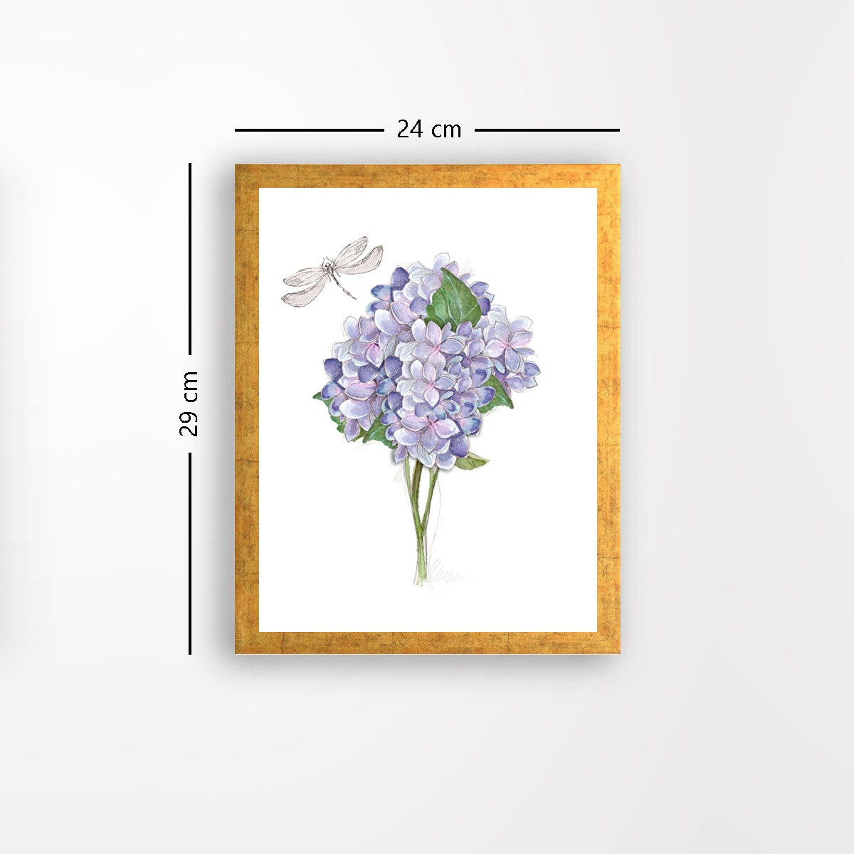 Quadro Decorativo MDF Emoldurado - Arte Multicolor 24x29cm com Moldura de Madeira 2cm