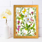 Quadro Decorativo MDF Emoldurado - Arte Multicolor 24x29cm com Moldura de Madeira 2cm