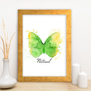 Quadro Decorativo MDF Emoldurado - Arte Multicolor 24x29cm com Moldura de Madeira 2cm