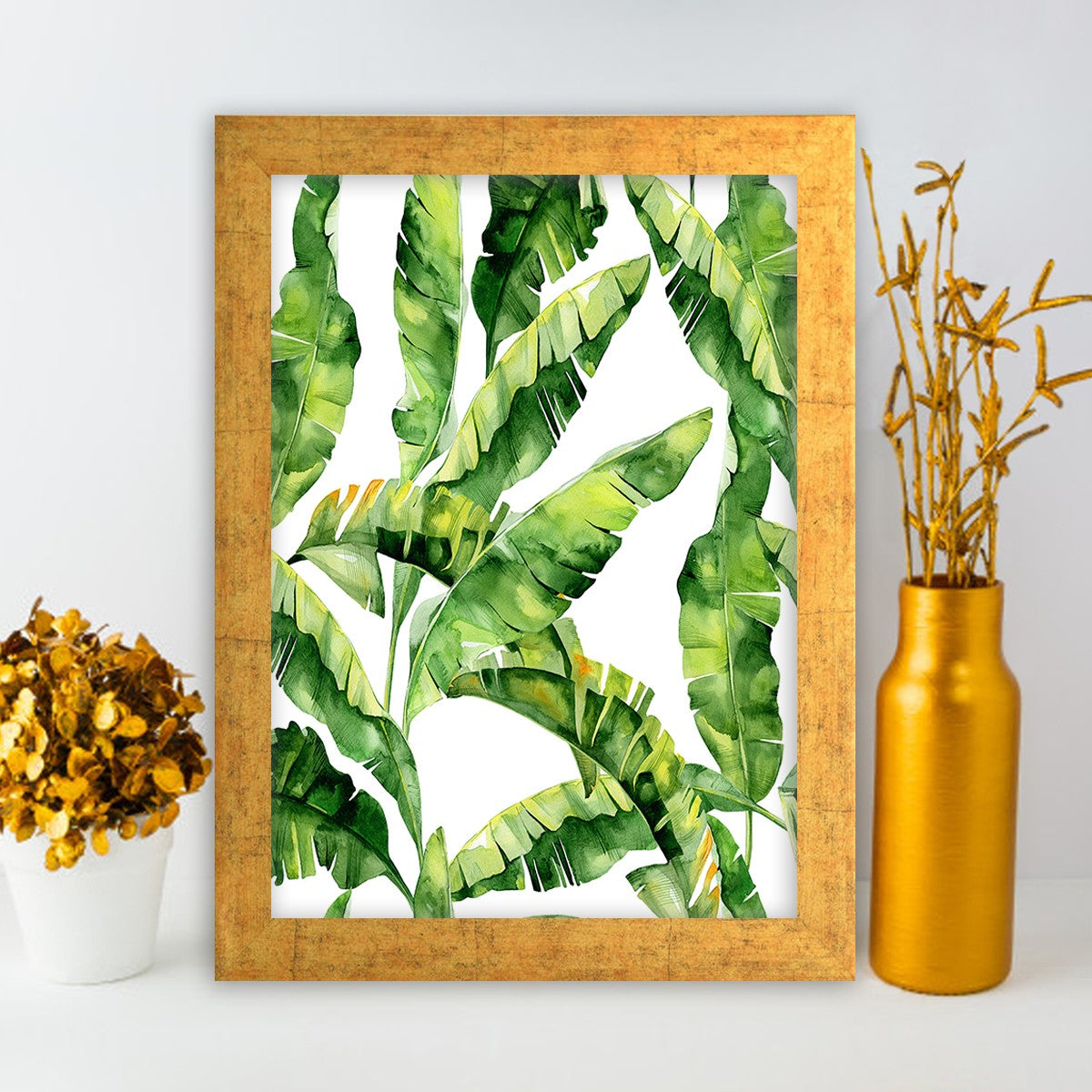 Quadro Decorativo MDF Emoldurado - Arte Multicolor 24x29cm com Moldura de Madeira 2cm