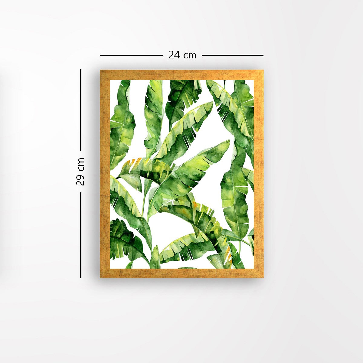 Quadro Decorativo MDF Emoldurado - Arte Multicolor 24x29cm com Moldura de Madeira 2cm