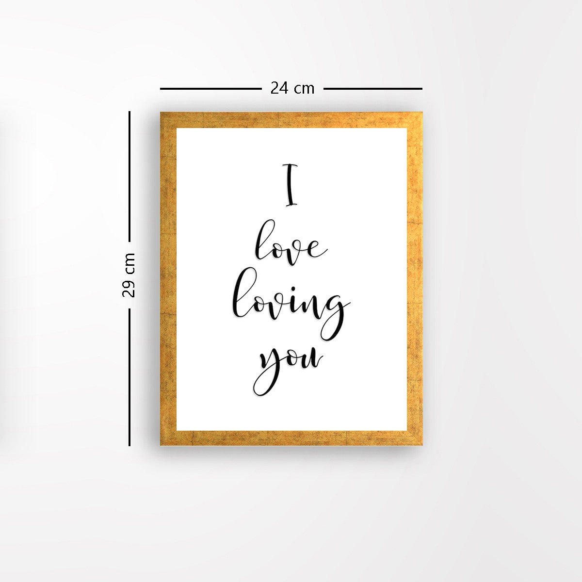 Quadro Decorativo MDF Emoldurado - Arte Multicolor 24x29cm com Moldura de Madeira 2cm