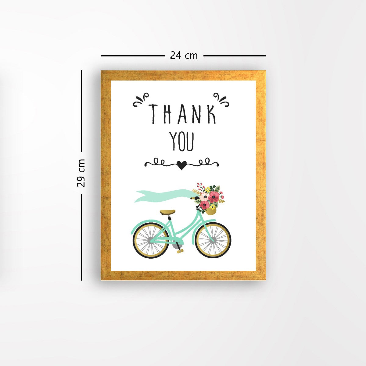 Quadro Decorativo MDF Emoldurado - Arte Multicolor 24x29cm com Moldura de Madeira 2cm