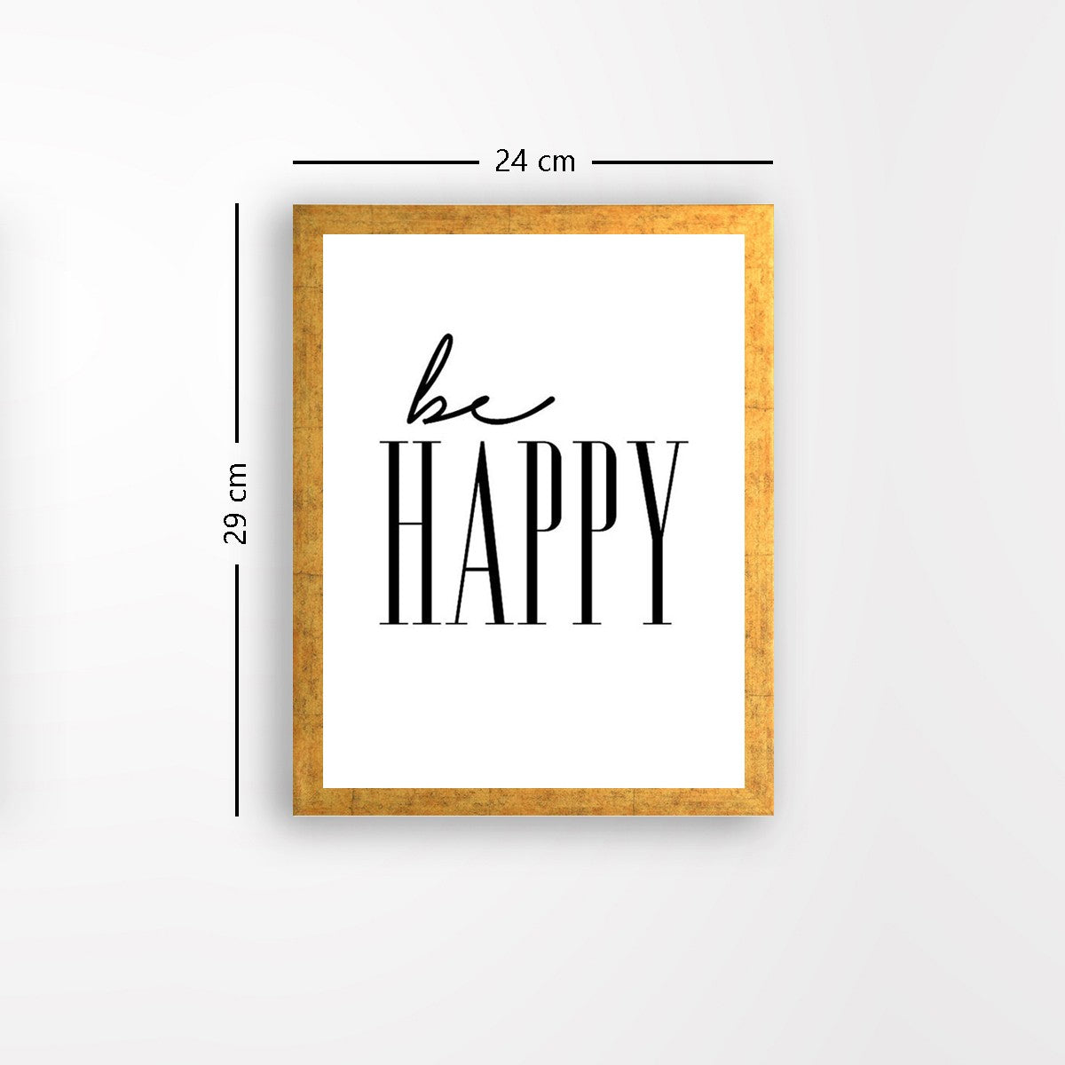 Quadro Decorativo MDF Emoldurado - Arte Multicolor 24x29cm com Moldura de Madeira 2cm