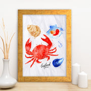 Quadro Decorativo MDF Emoldurado - Arte Multicolor 24x29cm com Moldura de Madeira 2cm