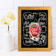 Quadro Decorativo MDF Emoldurado - Arte Multicolor 24x29cm com Moldura de Madeira 2cm