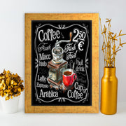 Quadro Decorativo MDF Emoldurado - Arte Multicolor 24x29cm com Moldura de Madeira 2cm