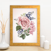 Quadro Decorativo MDF Emoldurado - Arte Multicolor 24x29cm com Moldura de Madeira 2cm