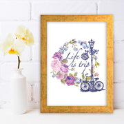 Quadro Decorativo MDF Emoldurado - Arte Multicolor 24x29cm com Moldura de Madeira 2cm