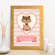 Quadro Decorativo MDF Emoldurado - Arte Multicolor 24x29cm com Moldura de Madeira 2cm