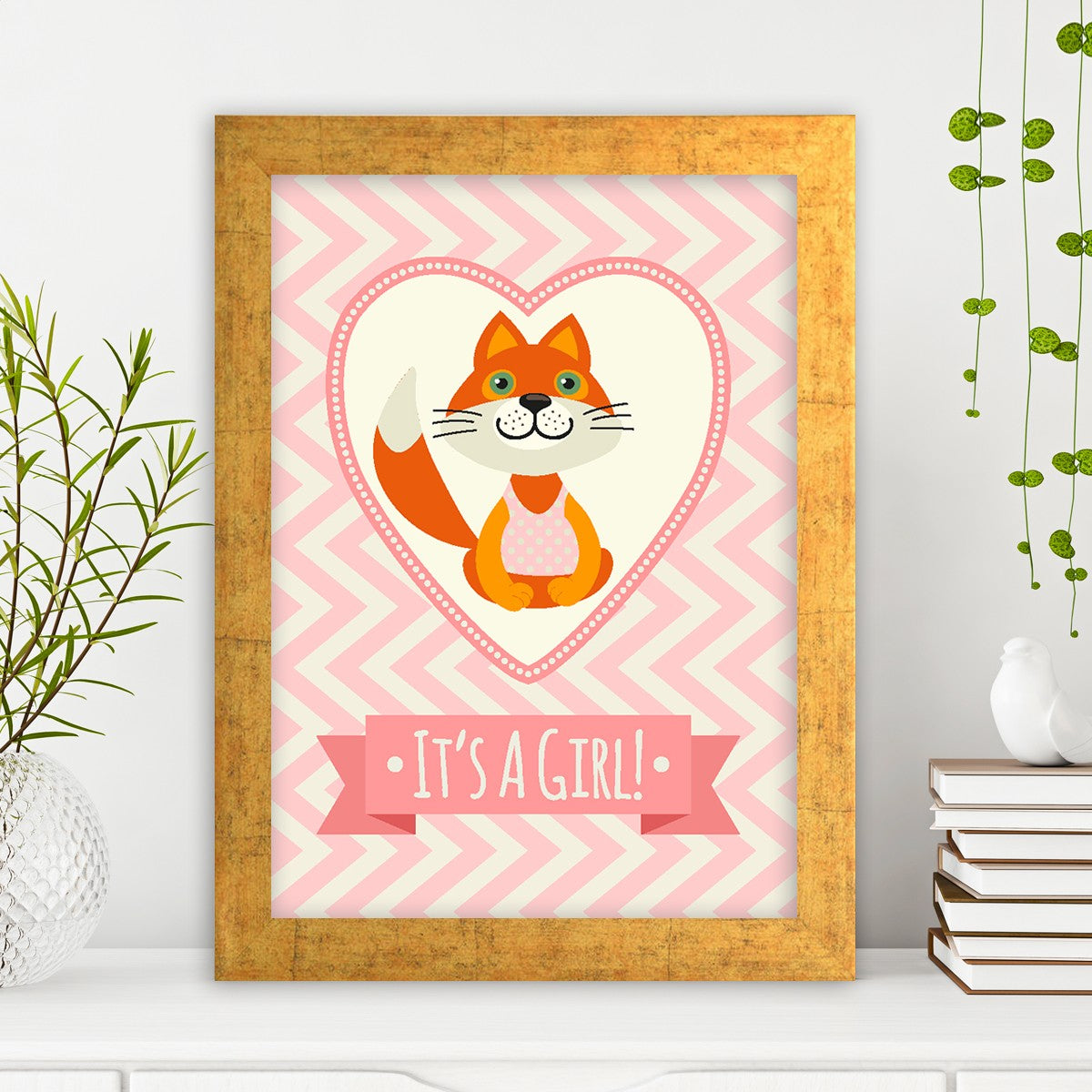 Quadro Decorativo MDF Emoldurado - Arte Multicolor 24x29cm com Moldura de Madeira 2cm