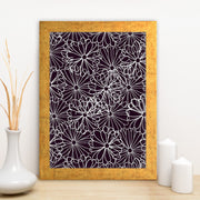 Quadro Decorativo MDF Emoldurado - Arte Multicolor 24x29cm com Moldura de Madeira 2cm