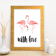 Quadro Decorativo MDF Emoldurado - Arte Multicolor 24x29cm com Moldura de Madeira 2cm