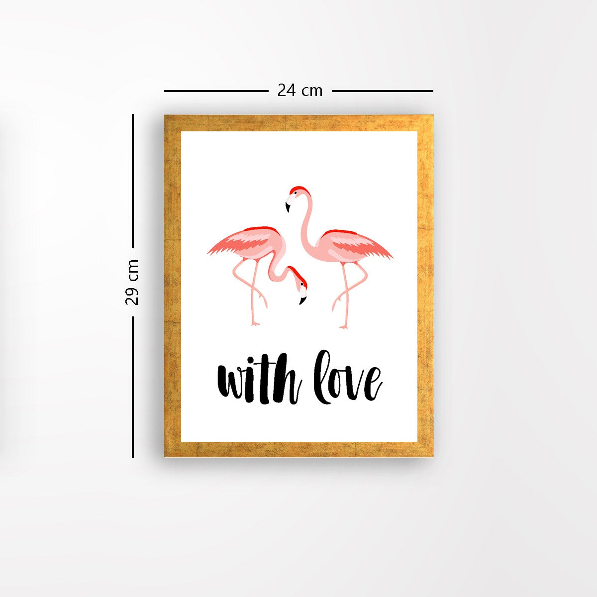 Quadro Decorativo MDF Emoldurado - Arte Multicolor 24x29cm com Moldura de Madeira 2cm