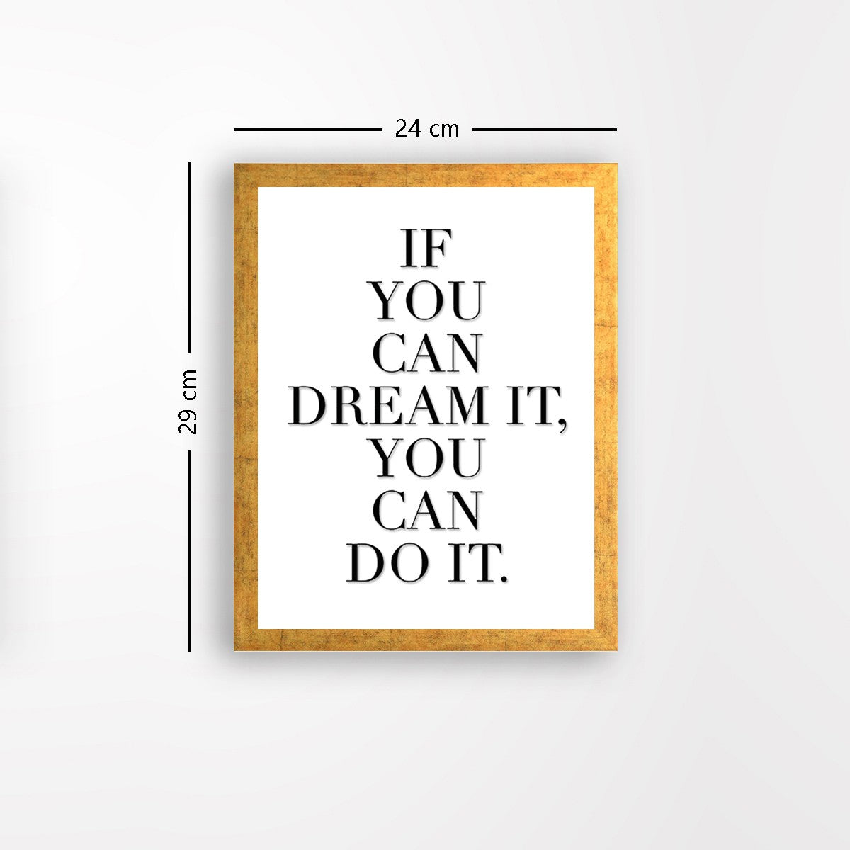 Quadro Decorativo MDF Emoldurado - Arte Multicolor 24x29cm com Moldura de Madeira 2cm