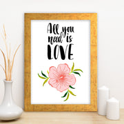 Quadro Decorativo MDF Emoldurado - Arte Multicolor 24x29cm com Moldura de Madeira 2cm