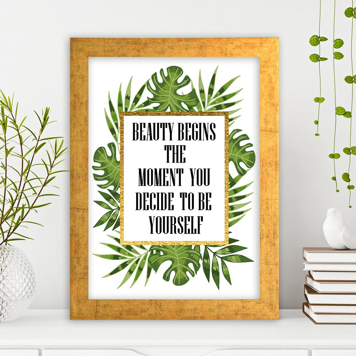 Quadro Decorativo MDF Emoldurado - Arte Multicolor 24x29cm com Moldura de Madeira 2cm