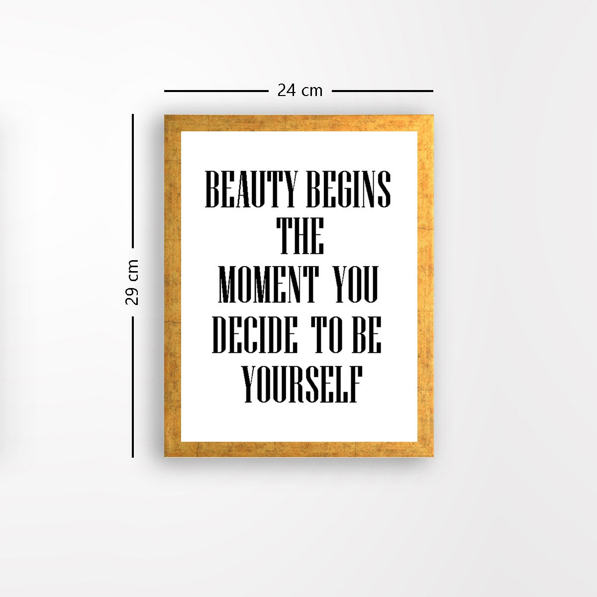 Quadro Decorativo MDF Emoldurado - Arte Multicolor 24x29cm com Moldura de Madeira 2cm