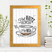 Quadro Decorativo MDF Emoldurado - Arte Multicolor 24x29cm com Moldura de Madeira 2cm