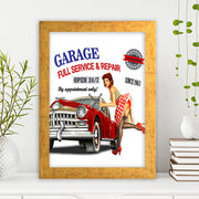 Quadro Decorativo MDF Emoldurado - Arte Multicolor 24x29cm com Moldura de Madeira 2cm