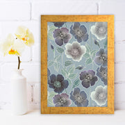 Quadro Decorativo MDF Emoldurado - Arte Multicolor 24x29cm com Moldura de Madeira 2cm