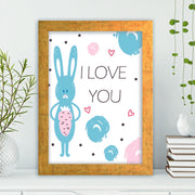 Quadro Decorativo MDF Emoldurado - Arte Multicolor 24x29cm com Moldura de Madeira 2cm