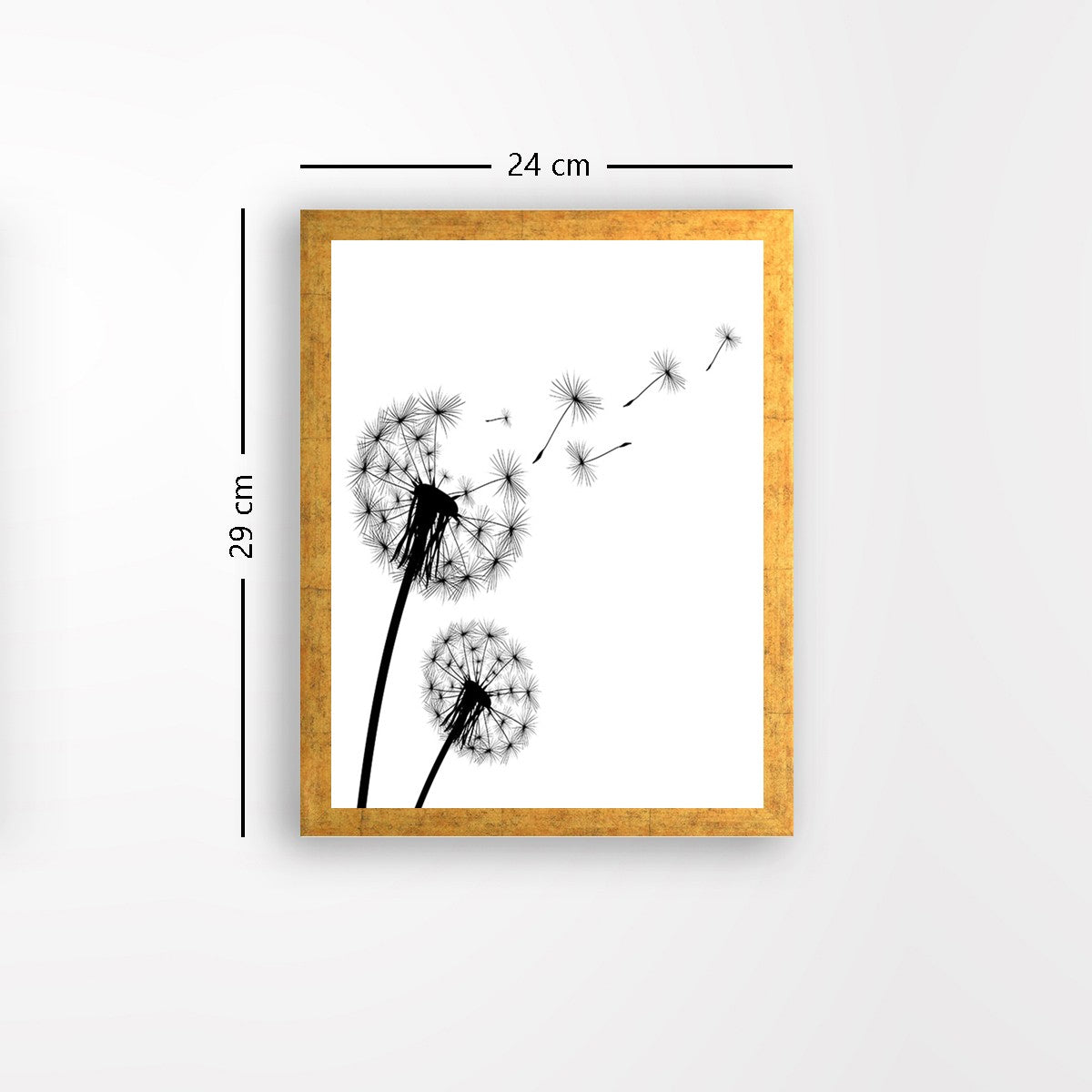 Quadro Decorativo MDF Emoldurado - Arte Multicolor 24x29cm com Moldura de Madeira 2cm