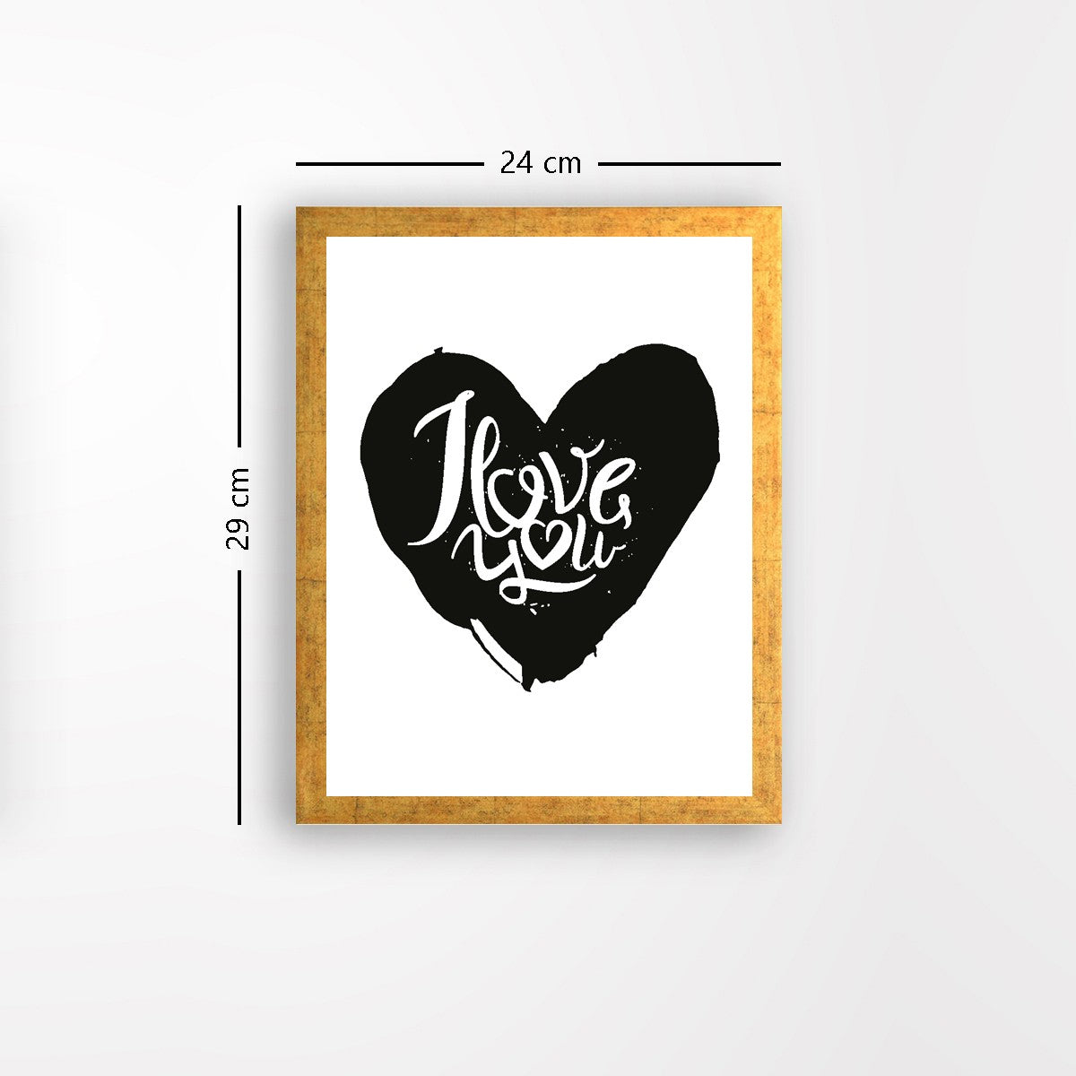 Quadro Decorativo MDF Emoldurado - Arte Multicolor 24x29cm com Moldura de Madeira 2cm