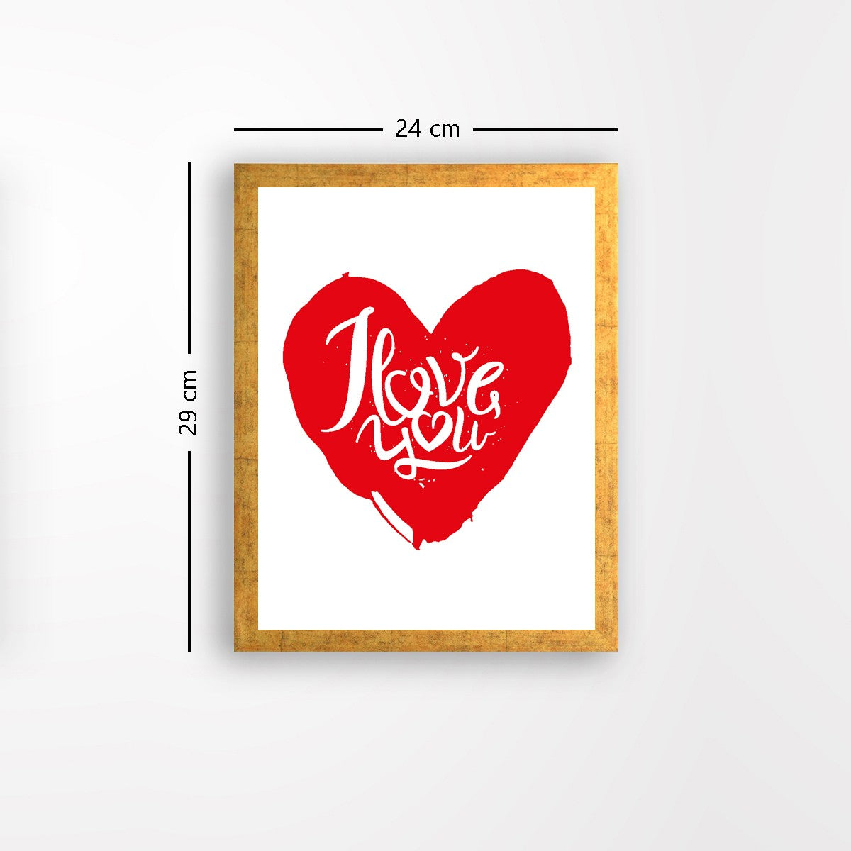 Quadro Decorativo MDF Emoldurado - Arte Multicolor 24x29cm com Moldura de Madeira 2cm