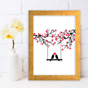 Quadro Decorativo MDF Emoldurado - Arte Multicolor 24x29cm com Moldura de Madeira 2cm