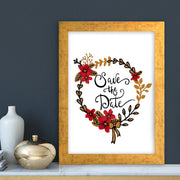 Quadro Decorativo MDF Emoldurado - Arte Multicolor 24x29cm com Moldura de Madeira 2cm