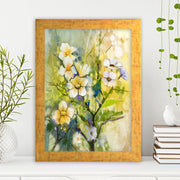 Quadro Decorativo MDF Emoldurado - Arte Multicolor 24x29cm com Moldura de Madeira 2cm