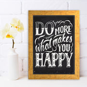 Quadro Decorativo MDF Emoldurado - Arte Multicolor 24x29cm com Moldura de Madeira 2cm