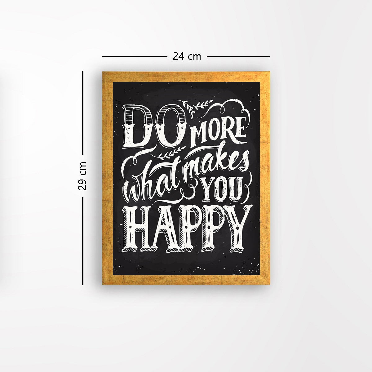 Quadro Decorativo MDF Emoldurado - Arte Multicolor 24x29cm com Moldura de Madeira 2cm