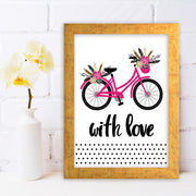 Quadro Decorativo MDF Emoldurado - Arte Multicolor 24x29cm com Moldura de Madeira 2cm