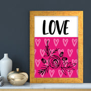 Quadro Decorativo MDF Emoldurado - Arte Multicolor 24x29cm com Moldura de Madeira 2cm