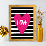 Quadro Decorativo MDF Emoldurado - Arte Multicolor 24x29cm com Moldura de Madeira 2cm