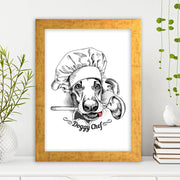 Quadro Decorativo MDF Emoldurado - Arte Multicolor 24x29cm com Moldura de Madeira 2cm