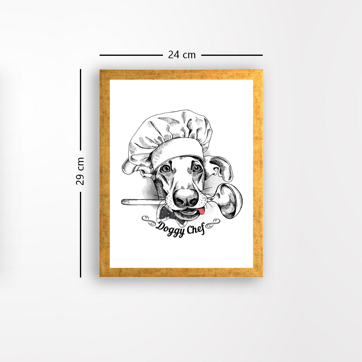 Quadro Decorativo MDF Emoldurado - Arte Multicolor 24x29cm com Moldura de Madeira 2cm