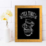 Quadro Decorativo MDF Emoldurado - Arte Multicolor 24x29cm com Moldura de Madeira 2cm