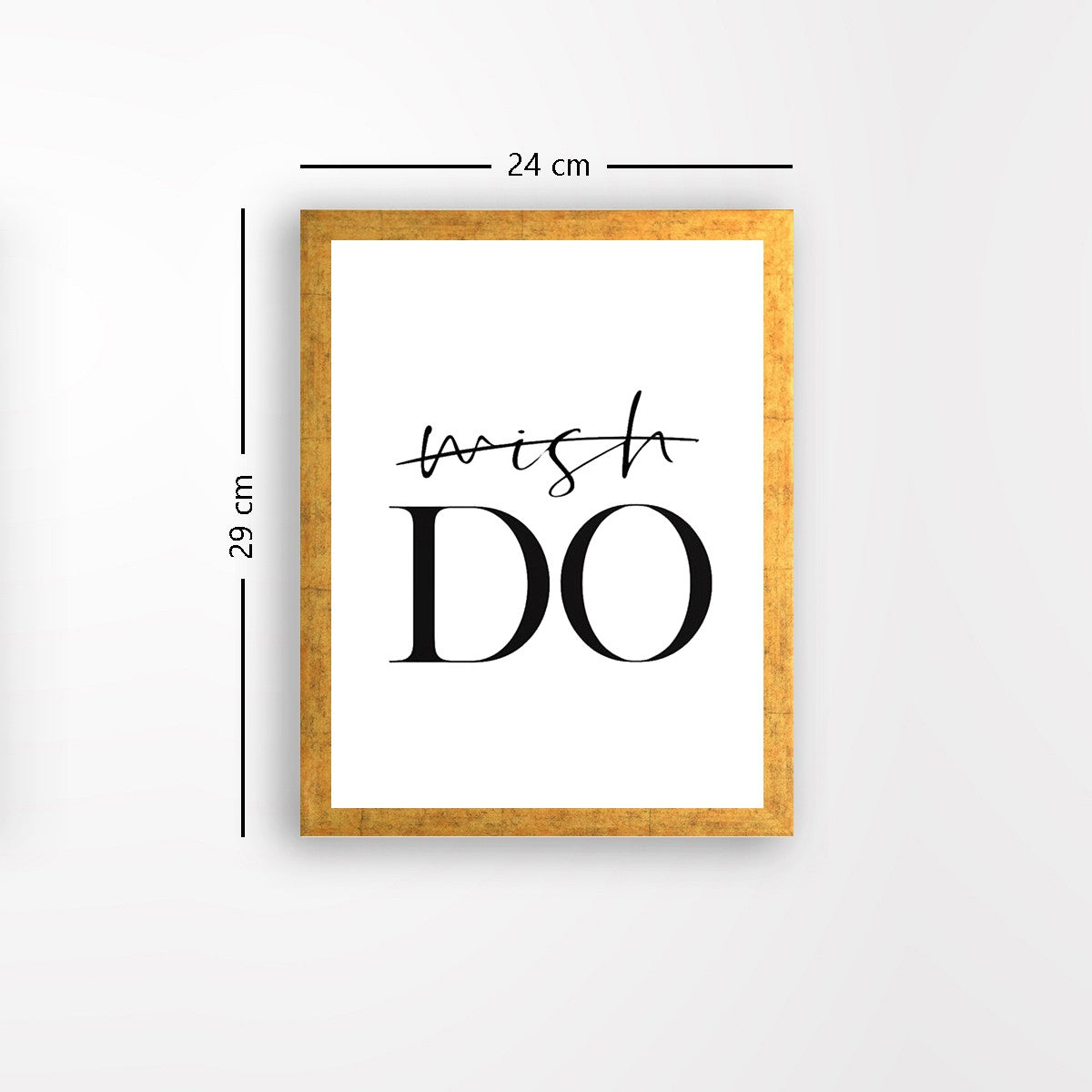 Quadro Decorativo MDF Emoldurado - Arte Multicolor 24x29cm com Moldura de Madeira 2cm