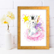 Quadro Decorativo MDF Emoldurado - Arte Multicolor 24x29cm com Moldura de Madeira 2cm