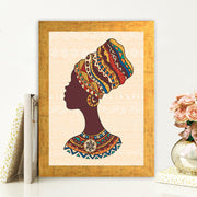 Quadro Decorativo MDF Emoldurado - Arte Multicolor 24x29cm com Moldura de Madeira 2cm